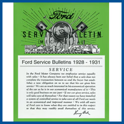 Model A Ford Parts - Technical Books