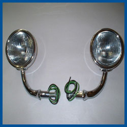Cowl Lights With Turn Signal  - 6 Volt - Model A Ford - Buy 0nline!