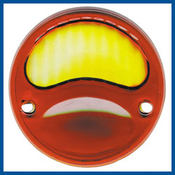 TEMP. OUT OF STOCK!! Tail Light Half Amber Lens - Model A Ford - Buy Online!