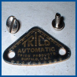 Trico Wiper Motor Tag - Model A Ford - Buy Online!