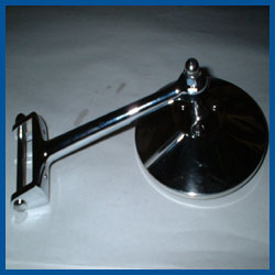 Closed Car Hinge Mirror, Right or Left - 28-29" - Model A Ford - Buy Online!