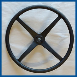 Keyed Steering Wheel - USA - Black - Model A Ford - Buy Online!