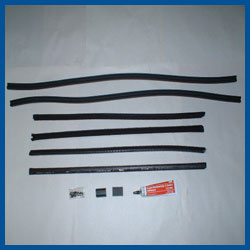 Straight Windshield Fordor Rear Door Window Channel Kits - Model A Ford - Buy Online!