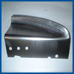 TEMP OUT OF STOCK! Splash Shield Nose Sections - Left Side No Hole- Model A Ford - Buy Online!